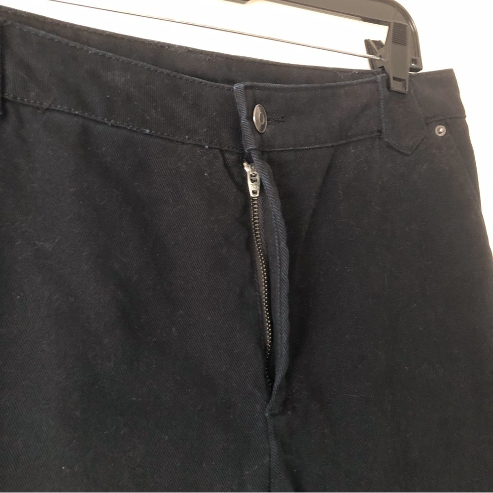 Future Collective High Rise Straight Twill Pant Yoke Seam Sz 12 Reese Blutstein - Picture 9 of 14